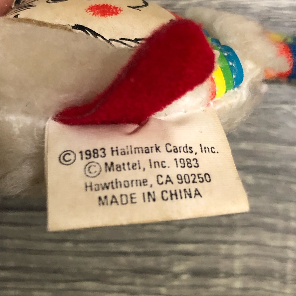 Vintage 1983 Rainbow Brite Mini TWINK Plush Hallmark - Picture 6 of 6